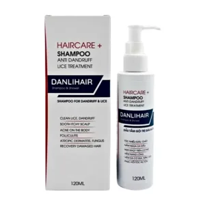 Danlihair 120ml – Dầu gội trị chấy, gàu, ngứa da đầu