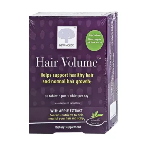 Hair Volume New Nordic (30 viên)-  Giúp tóc chắc khỏe, hạn chế rụng tóc