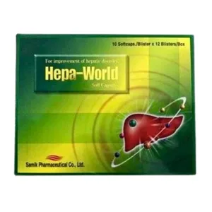 Hepa-World (12 vỉ x 10 viên) - Điều trị gan nhiễm mơ, xơ gan, viêm gan