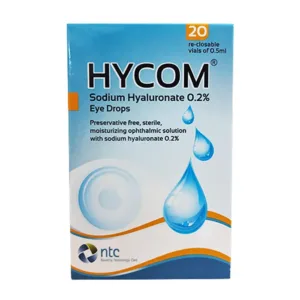 HYCOM 0,2 % (0.5ml) - Dung dịch nước mắt nhân tạo đơn liều nhỏ mắt
