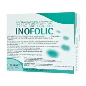 Bột Inofolic (20 gói) - Hỗ trợ phục hồi hoạt động tự nhiên của buồng trứng, kích hoạt nội tiết tố nữ