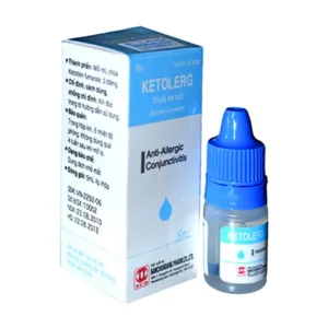 Ketolerg (hộp 1 lọ 5ml) - Thuốc nhỏ mắt