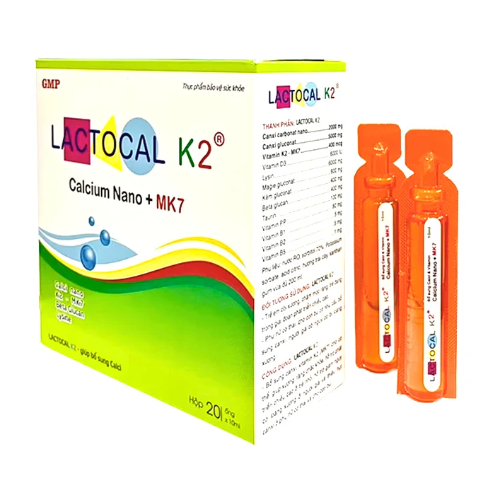 Lactocal K2 (20 ống x 10ml) - Siro bổ sung calci