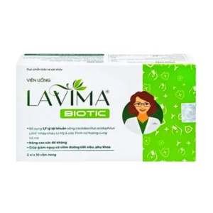 Lavima Biotic (Hộp 20 viên) - Bổ sung lợi khuẩn, giảm nguy cơ viêm phụ khoa