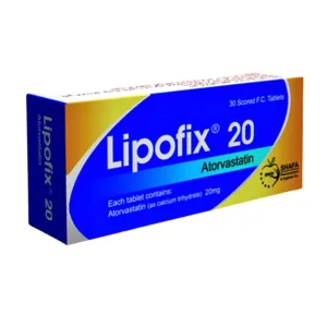 Lipofix 20mg - Điều trị hỗ trợ cho chế độ ăn kiêng làm giảm cholesterol