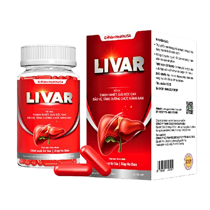 Livar Gold (60 viên) – Hỗ trợ tăng cường chức năng gan
