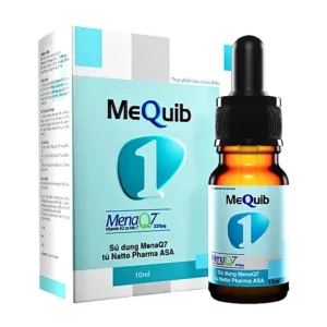 MeQuib 1 – Mena Q7 (10ml) – Bổ sung D3 và K2 hỗ trợ tăng cường hấp thu Canxi cho xương chắc khỏe