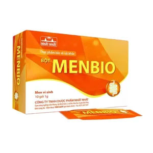 Bột men vi sinh Menbio (10 gói x 1g) - Bổ sung lợi khuẩn đường ruột