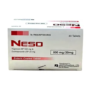 Neso 500mg/20mg (10 vỉ x 4 viên) - Thuốc giảm đau