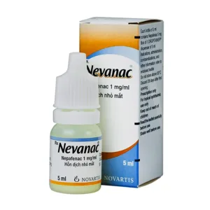 Nevanac Alcon (5ml) - Thuốc nhỏ mắt điều trị viêm, đau sau phẫu thuật đục thủy tinh thể