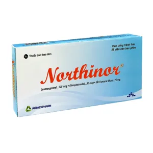 Northinor 125/30 mcg (1 vỉ x 28 viên) - Thuốc tránh thai