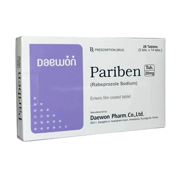 Pariben Daewon (2 vỉ x 14 viên) - Điều trị loét dạ dày tá tràng