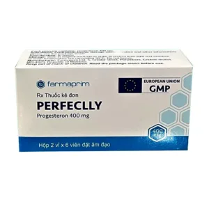 Perfeclly 400mg (2 vỉ x 6 viên) - Viên đặt âm đạo  điều trị hội chứng tiền kinh nguyệt