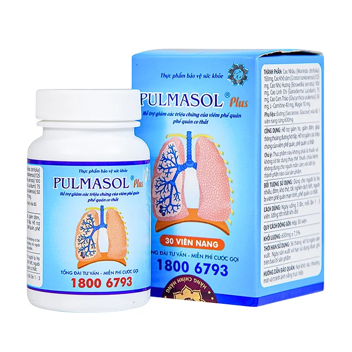 Pulmasol (30 viên) - Hỗ trợ giảm ho, giảm đờm