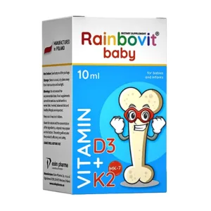 Rainbovit Baby DHA D3 K2 - Hỗ trợ tăng cường hấp thu canxi