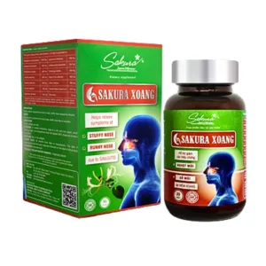 Sakura Xoang (30 viên) – Viên uống hỗ trợ điều trị và ngăn ngừa viêm xoang