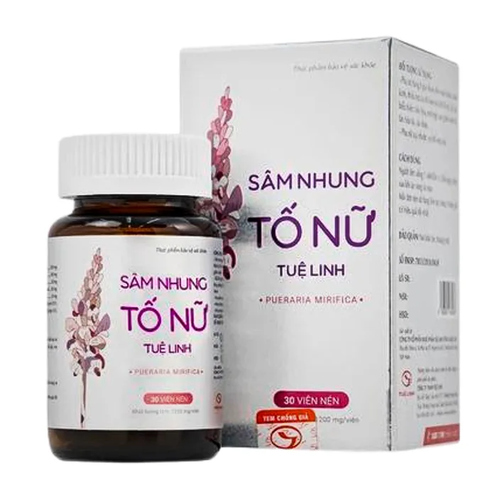 Sâm Nhung Tố Nữ Tuệ Linh ( Hộp 30 viên) - Hỗ trợ làm giảm các triệu chứng thời kỳ tiền mãn kinh