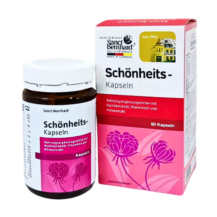 Schonheits Kapseln (60 viên) - Dầu hoa anh thảo hỗ trợ cân bằng nội tiết tố
