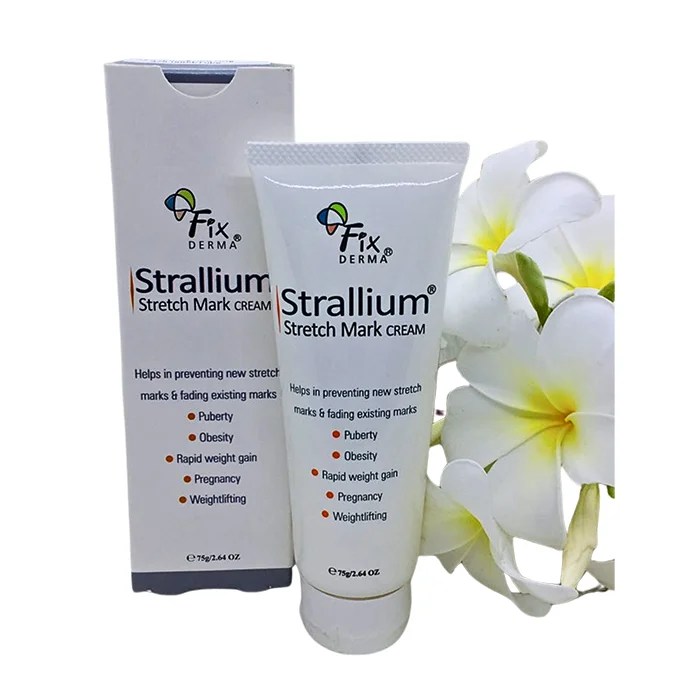 Strallium Stretch Mark Cream (75g) - Cải thiện tính đàn hồi, làm mềm da, loại bỏ vết rạn da