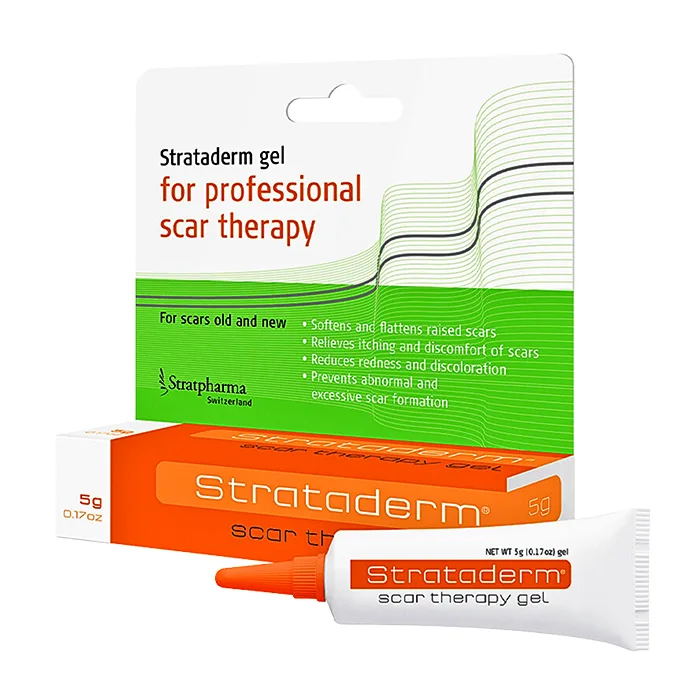 Gel Strataderm (tuýp 5g) - Hỗ trợ điều trị sẹo lồi, sẹo xấu, sẹo lâu năm