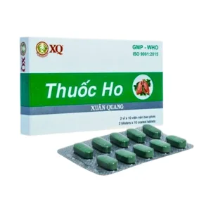 Thuốc ho la hán quả Xuân Quang (Hộp 2 vỉ x 10) - Thuốc làm dứt ho, mát phổi, tan đàm nhớt, bổ phổi.