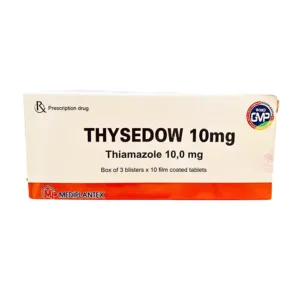 Thysedow 10 mg (3 vỉ x 10 viên) - Điều trị triệu chứng cường giáp