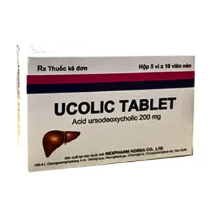 Ucolic 200mg (Ursodeoxycholic) - Hỗ trợ trị bệnh lý về gan mật
