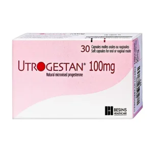 Utrogestan 100mg (2 vỉ x 15 viên) - Dọa sảy thai hoặc dự phòng sảy thai