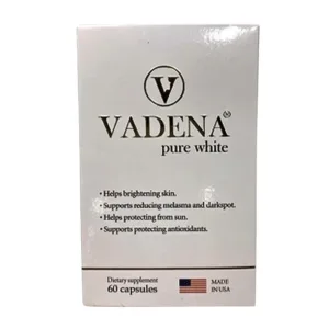 Vadena Pure White (60 viên) - Viên uống trắng da chống nắng ngừa lão hóa da