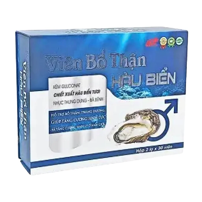 Viên bổ thận hàu biển Diophaco (2 lọ x 30 viên)