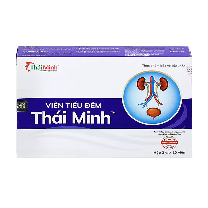 Viên tiểu đêm Thái Minh (2 vỉ x 10 viên)