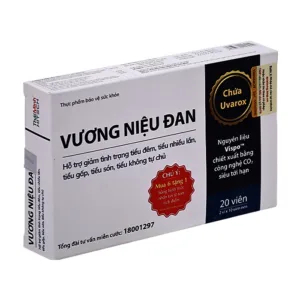 Vương Niệu Đan Thái Minh (2 Vỉ x 10 Viên) - Hỗ trợ giảm tình trạng tiểu đêm, tiểu nhiều lần, tiểu gấp