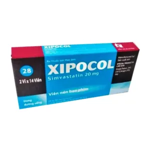 Xipocol 20 (2 vỉ x 14 viên) - Điều trị tăng cholesterol, tim mạch