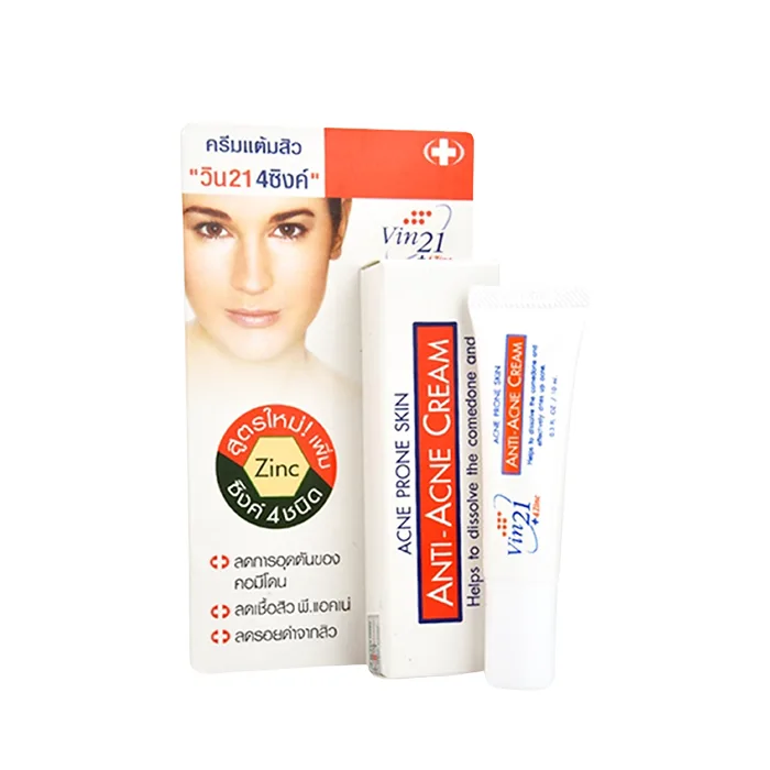 Vin21 4Zinc Anti-Acne Cream 10ml - Điều trị mụn