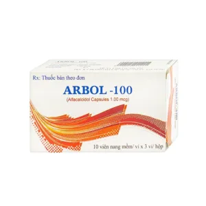 Arbol-100 Olive Healthcare (3 vỉ x 10 viên) - Dùng trong hạ canxi máu, suy tuyến cận giáp
