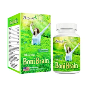 Boni Brain (30 viên) - Giúp giảm lo âu, căng thẳng và cải thiện giấc ngủ