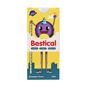 Siro ErgoPharma Bestical 120ml - Hỗ trợ xương và răng chắc khỏe