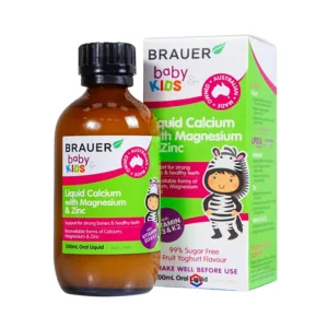 Siro Brauer Baby Kids Liquid 100ml - Bổ sung vitamin C, tăng cường sức đề kháng cho cơ thể