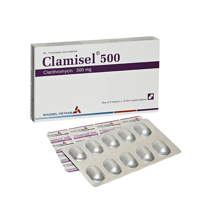 Clamisel 500mg (2 vỉ x 10 viên) - Điều trị nhiễm khuẩn