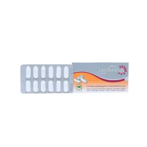LadyBalance (1 vỉ x 12 viên) - Viên đặt âm đạo giảm khí hư, ngứa rát âm đạo