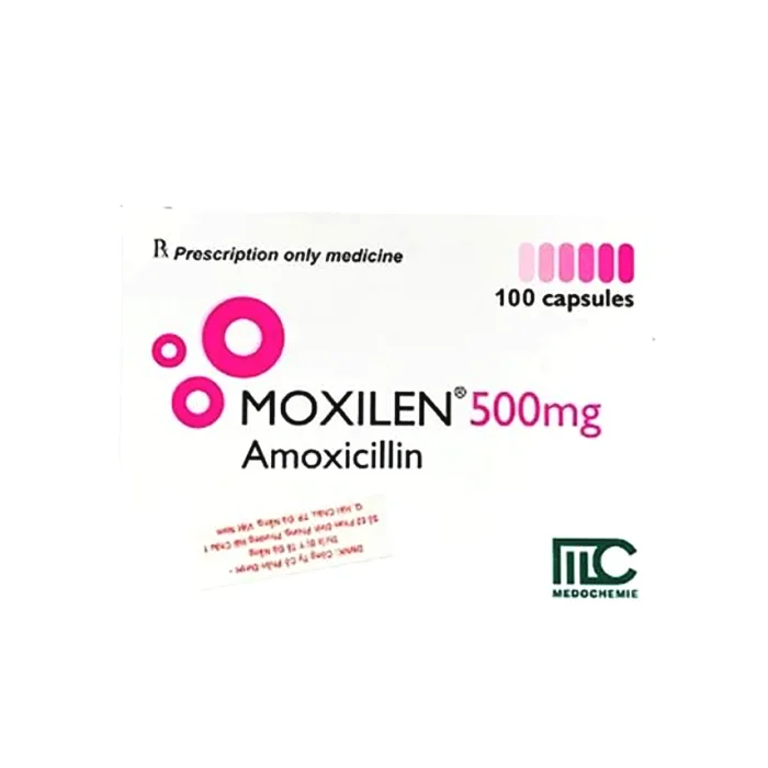 Moxilen 500mg (10 vỉ x 10 viên) - Thuốc kháng sinh điều trị nhiễm khuẩn