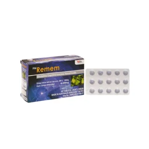 Remem 120mg Ginkgo biloba - Điều trị suy tuần hoàn não, di chứng tai biến mạch máu não