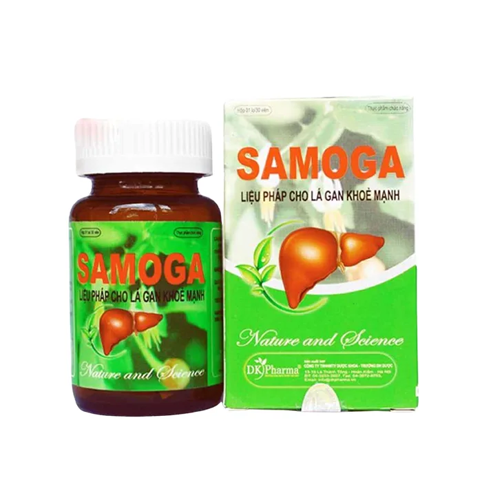 Samoga (30 viên) - Giúp tăng cường chức năng gan, hạ men gan