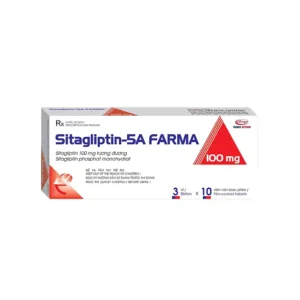 Sitagliptin-5A FARMA 50mg (3 vỉ x 10 viên) - Hỗ trợ điều trị đái tháo đường tuýp 2