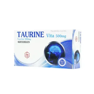 Taurine Vita 500mg OPC (30 viên) - Hỗ trợ hoàn thiện chức năng thần kinh của não và mắt