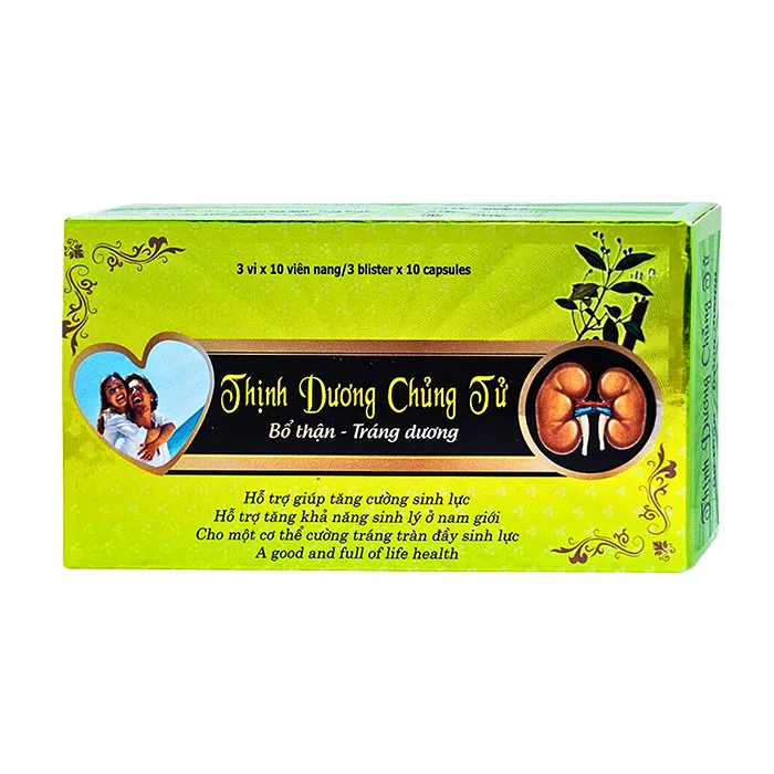 Thịnh Dương Chủng Tử Hồng Phước ( 3 vỉ x 10 viên) - Viên uống bổ thận