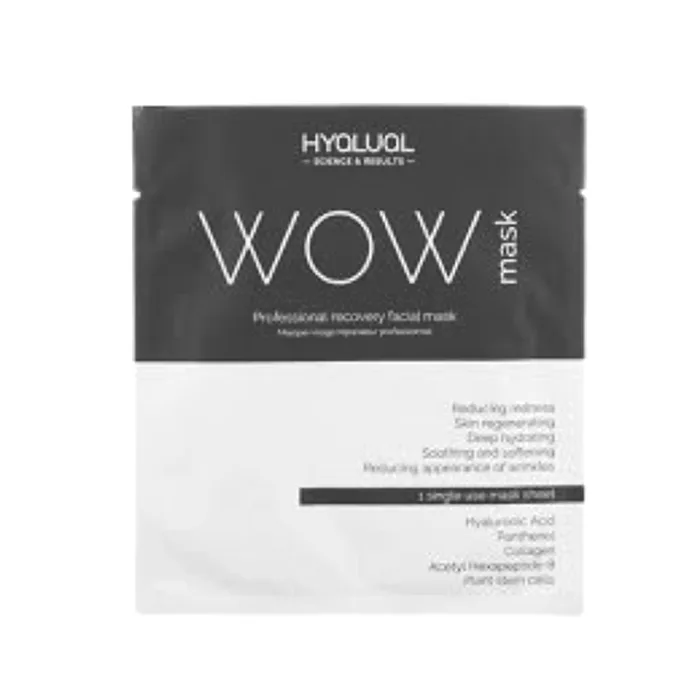 Hyalual WOW Mask - Mặt nạ cấp ẩm phục hồi và cải thiện nếp nhăn