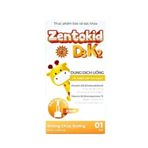 Zentokid D3K2 10ml - Giúp tăng cường khả năng hấp thu calci vào cơ thể