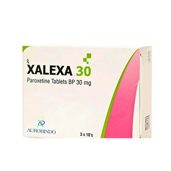 Xalexa 30 Aurobindo (3 vỉ x 10 viên) - Điều trị các cơn trầm cảm lớn