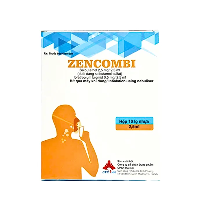 Zencombi CPC1HN (10 lọ x 2.5ml) - Kiểm soát co thắt phế quản có hồi phục